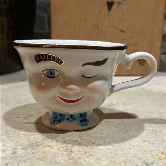 Baileys Other - vintage BAILEYS IRISH CREAM ceramic mug 1996 Limited Edition winking face cup